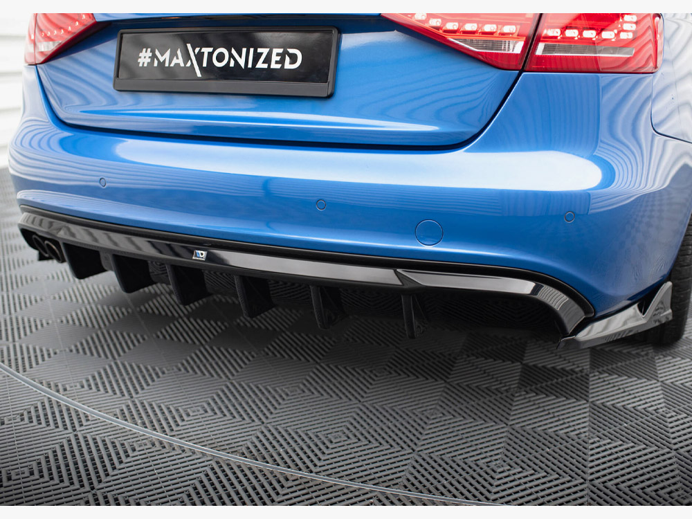 Maxton rear valance audi a4 s-line saloon b8 (version with dual exhaust tips on one side) 3 Maxton rear valance audi a4 s-line saloon b8 (version with dual exhaust tips on one side) - image 3