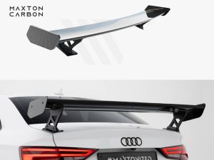 Maxton Carbon Spoiler with External Brackets for Audi A3 / A3 S-Line / S3 / RS3 Saloon 8V / 8V Facelift Models