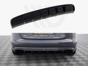 Maxton Rear Valance Audi A4 B8 Facelift Models (Version Without Exhausts)
