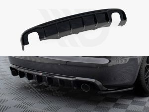 Maxton Rear Valance Audi A4 B8 Facelift Models (Version with Single Exhausts on Both Sides)