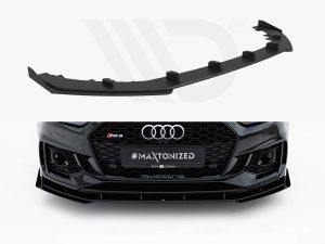 Maxton Street Pro Front Splitter V1 + Flaps Audi RS5 Coupe/Sportback F5