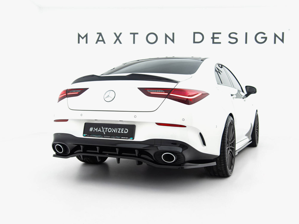 Maxton rear splitter (vertical bars) mercedes-amg cla 35/45 coupe/shooting brake c118/x118 facelift models 2 Maxton rear splitter (vertical bars) mercedes-amg cla 35/45 coupe/shooting brake c118/x118 facelift models - image 2