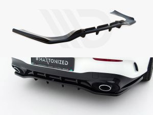 Maxton Rear Splitter (Vertical Bars) Mercedes-AMG CLA 35/45 Coupe/Shooting Brake C118/X118 Facelift Models