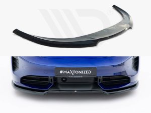 Maxton Front Splitter Porsche Taycan Turbo S Mk1