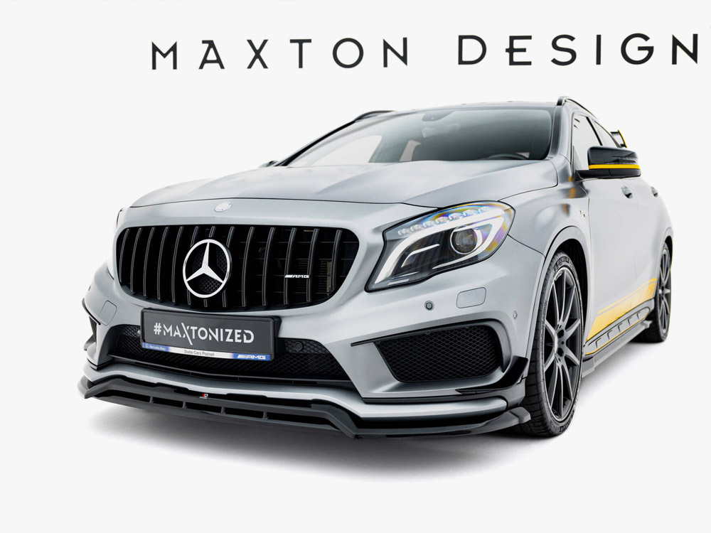 Maxton front splitter mercedes-benz gla 45 amg off-roader x156 2 Maxton front splitter mercedes-benz gla 45 amg off-roader x156 - image 2