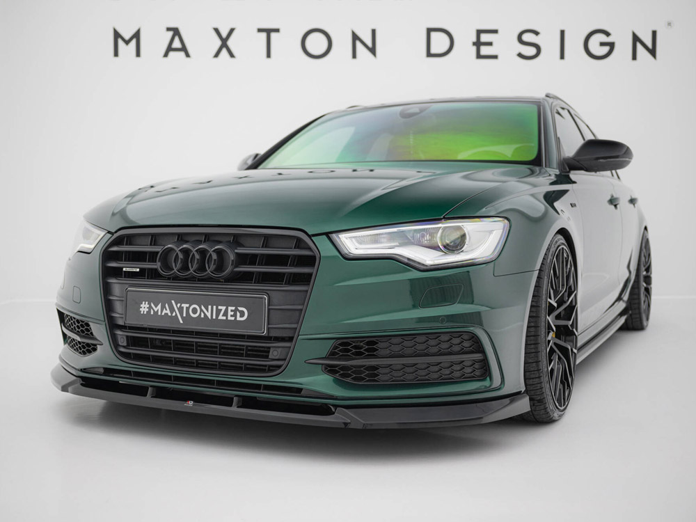 Maxton front splitter v3 audi a6 s-line / s6 c7 2 Maxton front splitter v3 audi a6 s-line / s6 c7 - image 2