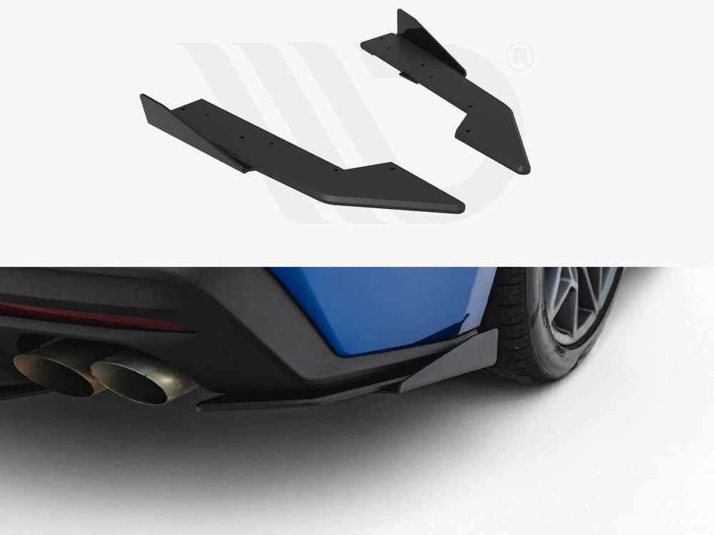 Maxton street pro rear side splitters + flaps ford mustang gt mk7 1 Maxton street pro rear side splitters + flaps ford mustang gt mk7