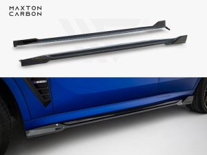 Maxton Prepreg Carbon Fibre Side Skirts BMW X5 M-Pack G05 Facelift Models / X5M F95 Facelift Models