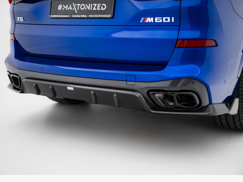 Maxton prepreg carbon fibre rear diffuser bmw x5 m-pack g05 facelift models 4 Maxton prepreg carbon fibre rear diffuser bmw x5 m-pack g05 facelift models - image 4