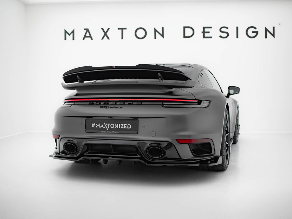 Maxton spoiler cap porsche 911 turbo s sport package 992 2 Maxton spoiler cap porsche 911 turbo s sport package 992 - image 2