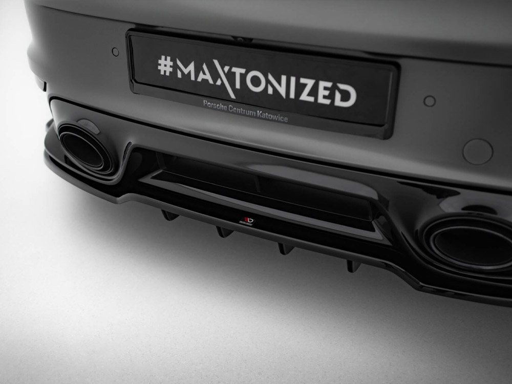 Maxton rear splitter (vertical bars) porsche 911 turbo s sport package 992 4 Maxton rear splitter (vertical bars) porsche 911 turbo s sport package 992 - image 4