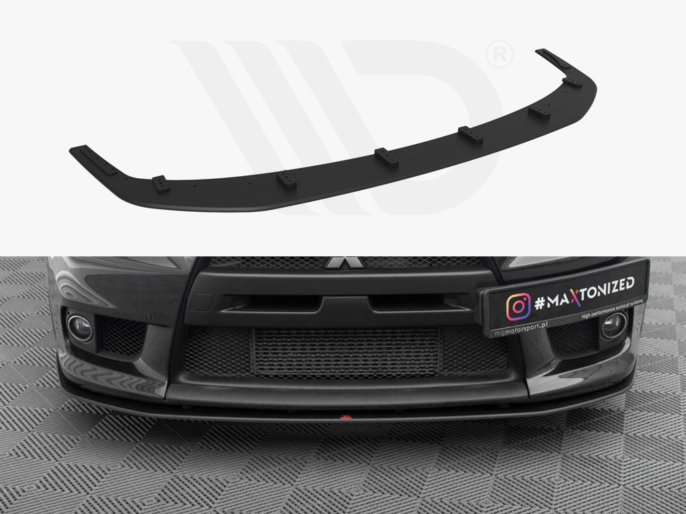 Maxton street pro front splitter mitsubishi lancer evo x 1 Maxton street pro front splitter mitsubishi lancer evo x