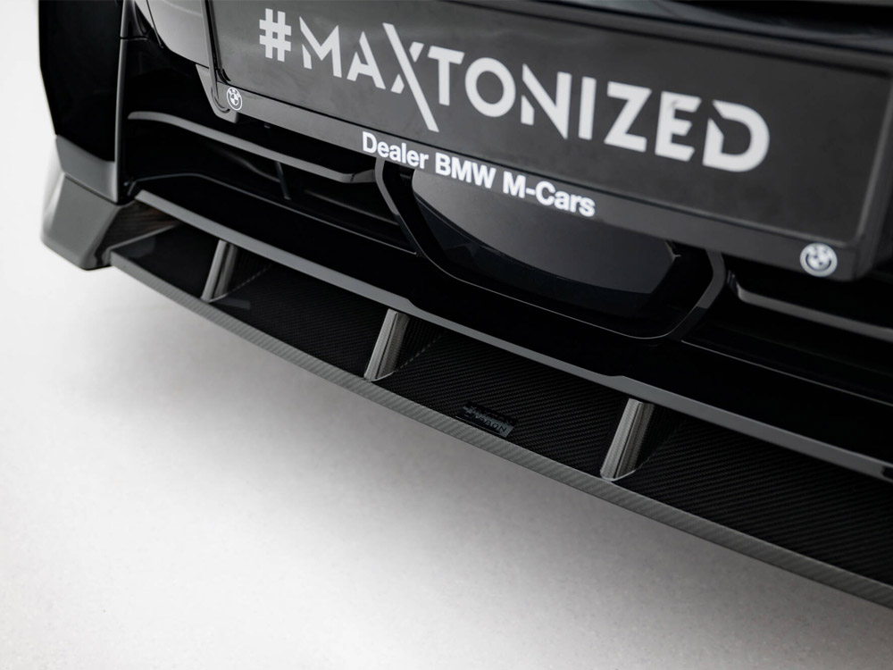 Maxton carbon fibre front splitter bmw x7 m-pack g07 facelift models 4 Maxton carbon fibre front splitter bmw x7 m-pack g07 facelift models - image 4