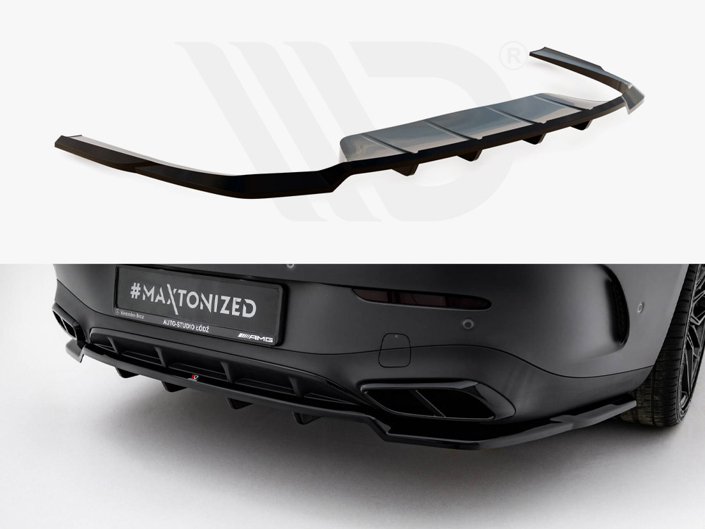 Maxton rear splitter (vertical bars) mercedes-benz cle amg-line c236 1 Maxton rear splitter (vertical bars) mercedes-benz cle amg-line c236