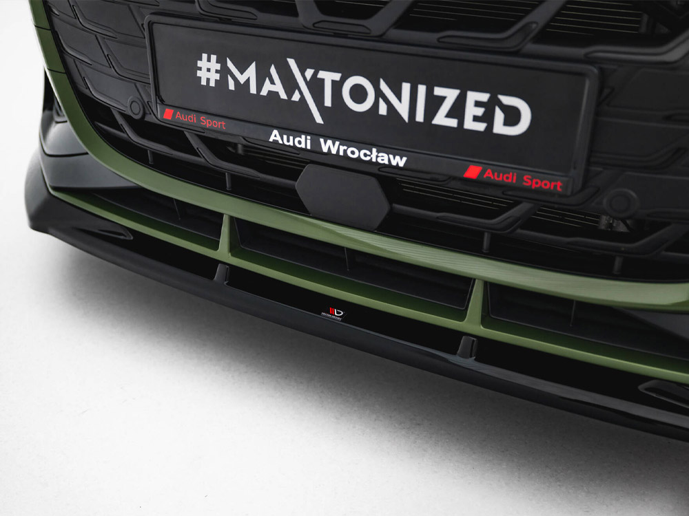 Maxton front splitter v1 audi s3 sportback / a3 s-line sportback 8y facelift models 4 Maxton front splitter v1 audi s3 sportback / a3 s-line sportback 8y facelift models - image 4