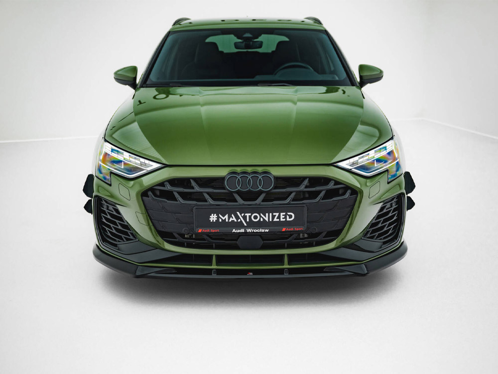 Maxton front splitter v1 audi s3 sportback / a3 s-line sportback 8y facelift models 3 Maxton front splitter v1 audi s3 sportback / a3 s-line sportback 8y facelift models - image 3