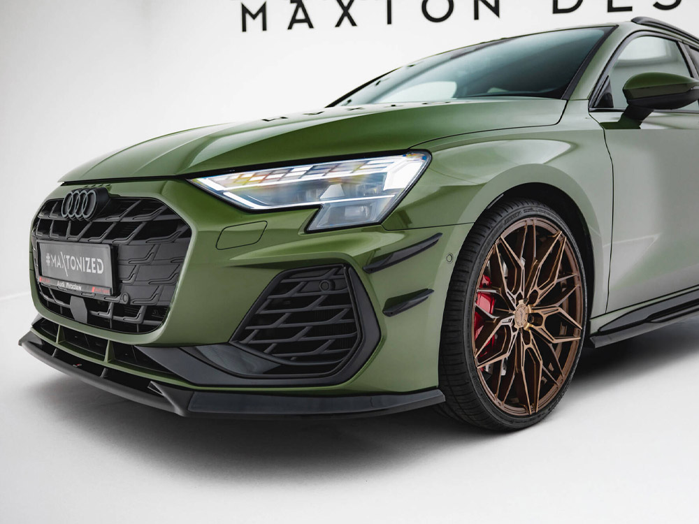 Maxton front bumper wings (canards) audi s3 sportback / a3 s-line sportback 8y facelift models 3 Maxton front bumper wings (canards) audi s3 sportback / a3 s-line sportback 8y facelift models - image 3