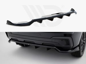 Maxton Rear Splitter (Vertical Bars) Skoda Kamiq Monte Carlo Mk1 Facelift Models