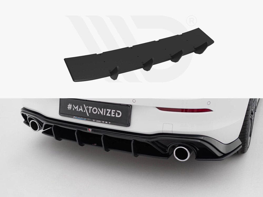 Maxton street pro rear diffuser v5 volkswagen golf gti mk8 1 Maxton street pro rear diffuser v5 volkswagen golf gti mk8