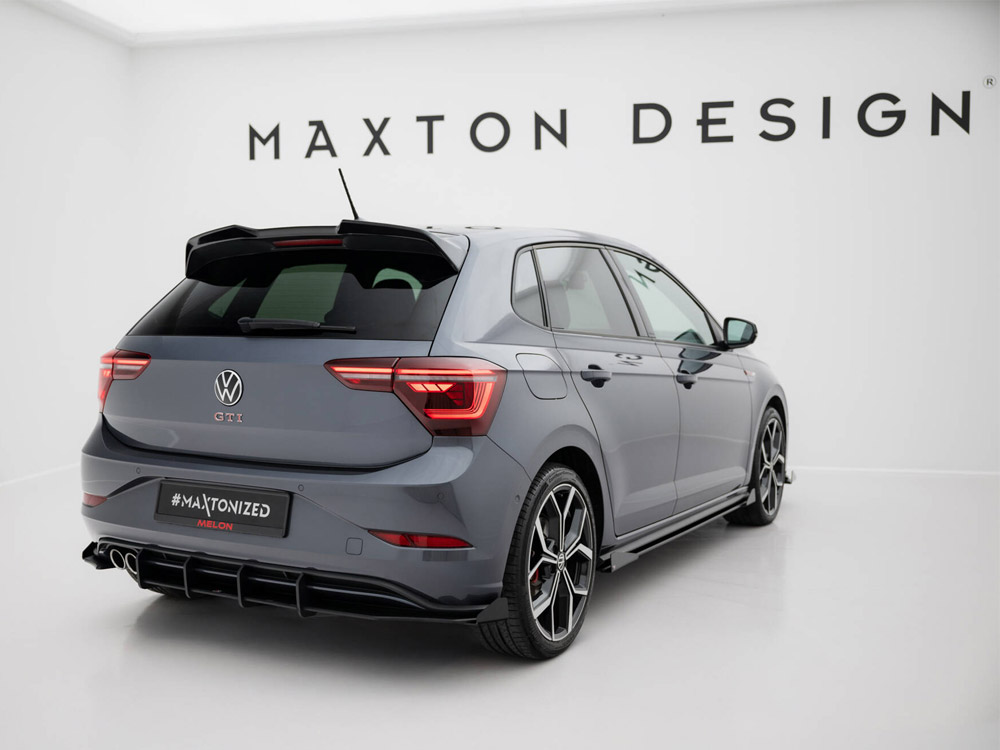 Maxton street pro rear diffuser + flaps volkswagen polo gti mk6 facelift models 2 Maxton street pro rear diffuser + flaps volkswagen polo gti mk6 facelift models - image 2