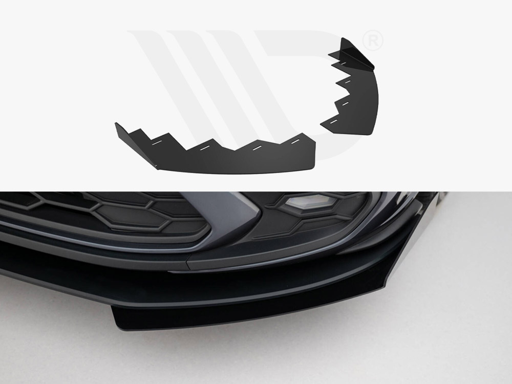 Maxton front flaps volkswagen polo gti mk6 facelift models 1 Maxton front flaps volkswagen polo gti mk6 facelift models