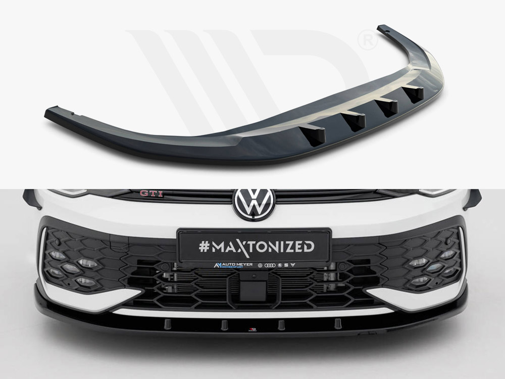 Maxton front splitter v1 volkswagen golf gti / gte / r-line mk8 facelift models 1 Maxton front splitter v1 volkswagen golf gti / gte / r-line mk8 facelift models