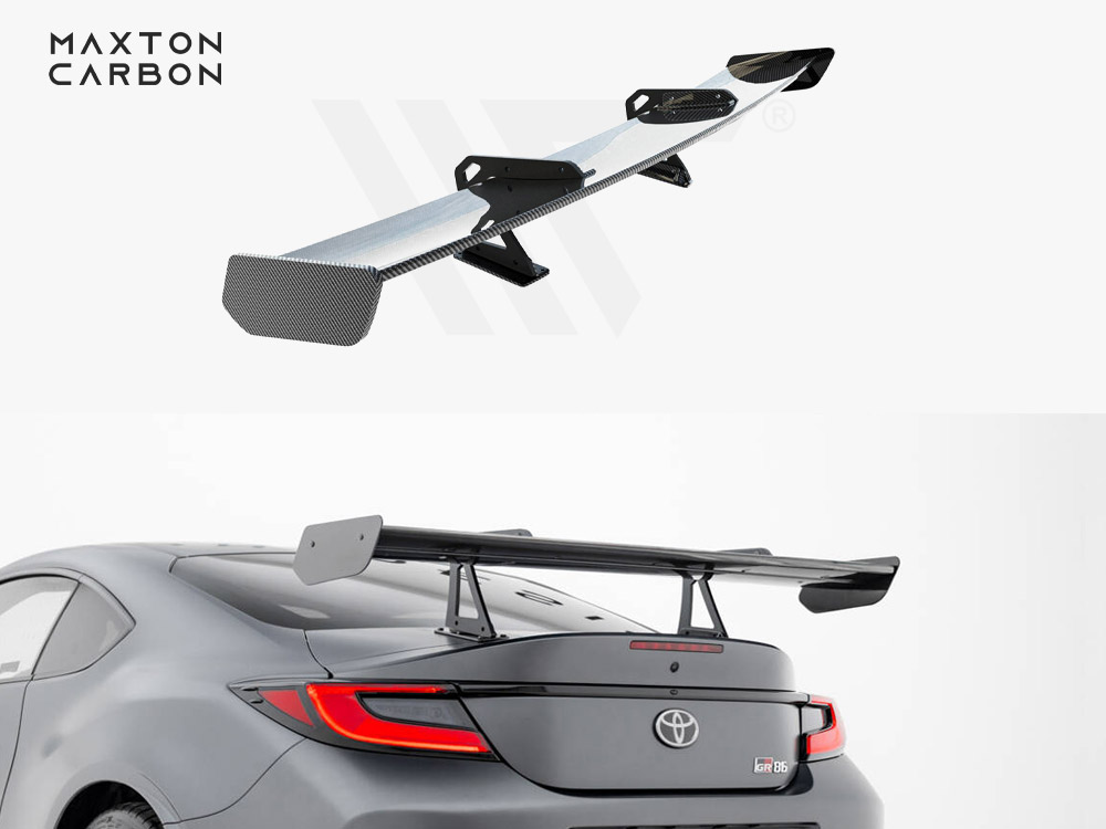 Maxton carbon spoiler with upper swan mounting toyota gr86 1 Maxton carbon spoiler with upper swan mounting toyota gr86