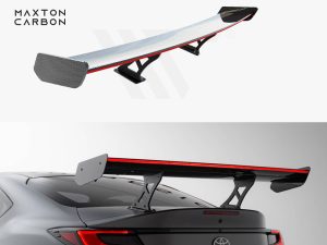 Maxton Carbon Spoiler with Internal Brackets Uprights + LED Toyota GR86