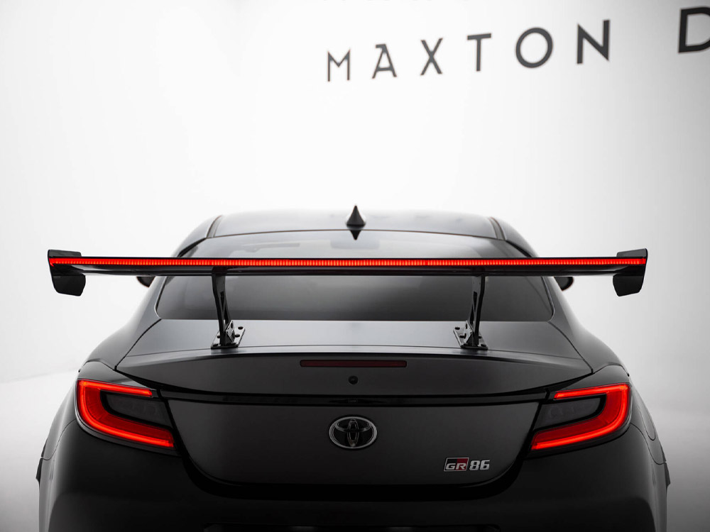 Maxton carbon spoiler with internal brackets uprights + led toyota gr86 5 Maxton carbon spoiler with internal brackets uprights + led toyota gr86 - image 5