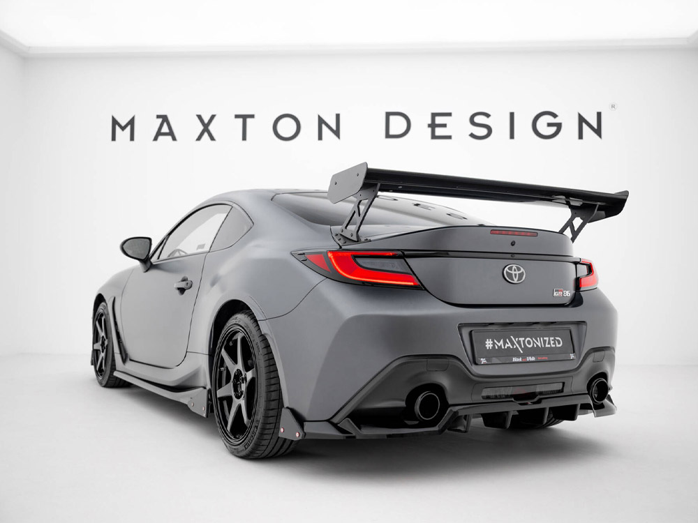 Maxton carbon spoiler with external brackets uprights toyota gr86 2 Maxton carbon spoiler with external brackets uprights toyota gr86 - image 2