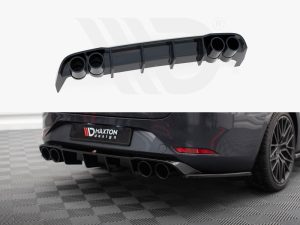 Maxton Rear Valance + Exhaust Ends Imitation for SEAT Leon ST FR Mk4