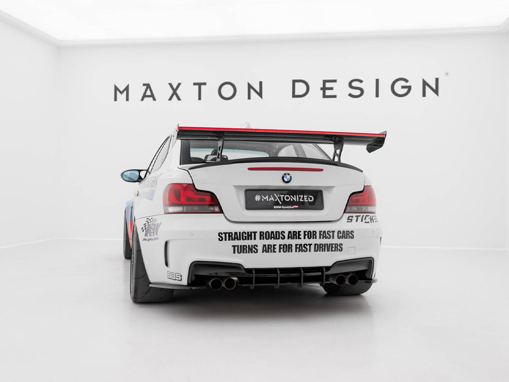 Maxton carbon spoiler with internal brackets uprights v2 + led bmw 1m e82 7 Maxton carbon spoiler with internal brackets uprights v2 + led bmw 1m e82 - image 7