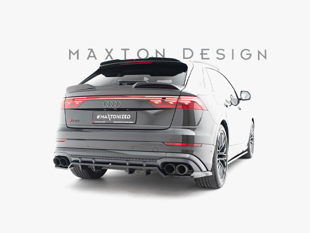 Maxton rear splitter (vertical bars) v2 audi sq8/q8 s-line mk1 facelift models 2 Maxton rear splitter (vertical bars) v2 audi sq8/q8 s-line mk1 facelift models - image 2
