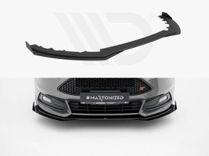 Maxton Street Pro Front Splitter + Flaps Ford Focus ST Mk3 Facelift Models