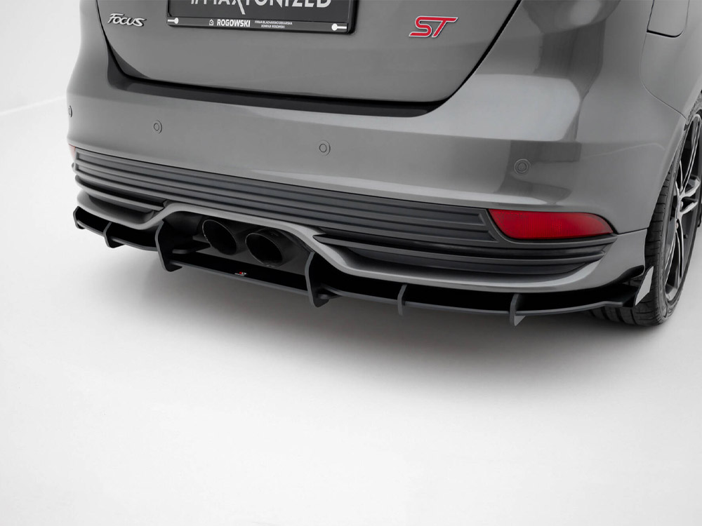 Maxton street pro rear diffuser + flaps ford focus st mk3 facelift models 3 Maxton street pro rear diffuser + flaps ford focus st mk3 facelift models - image 3