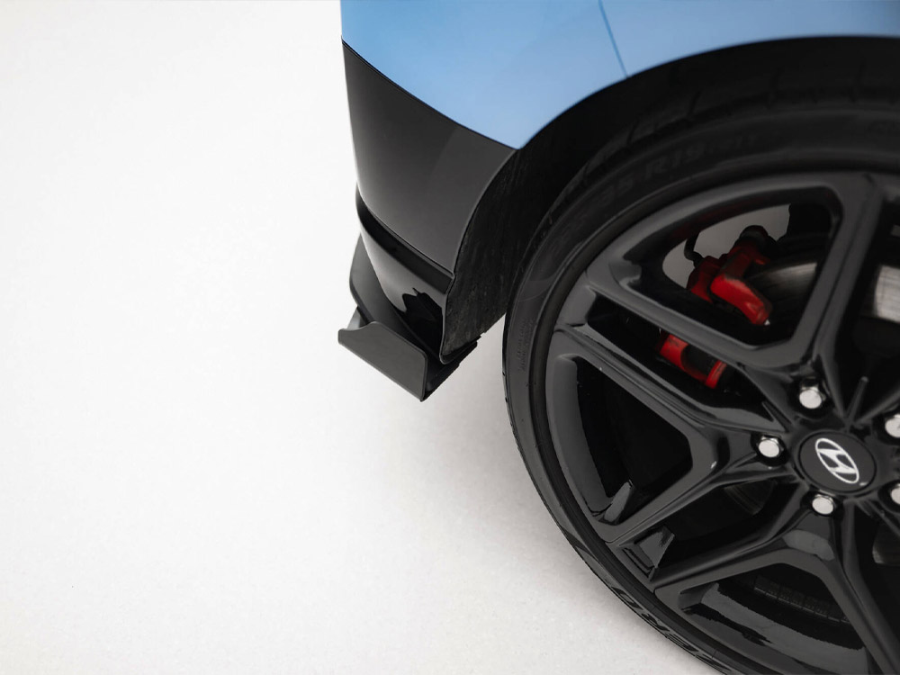 Maxton street pro rear side splitters + flaps hyundai veloster n mk2 4 Maxton street pro rear side splitters + flaps hyundai veloster n mk2 - image 4