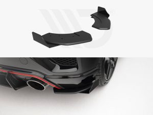 Maxton Street Pro Rear Side Splitters + Flaps Hyundai Veloster N Mk2