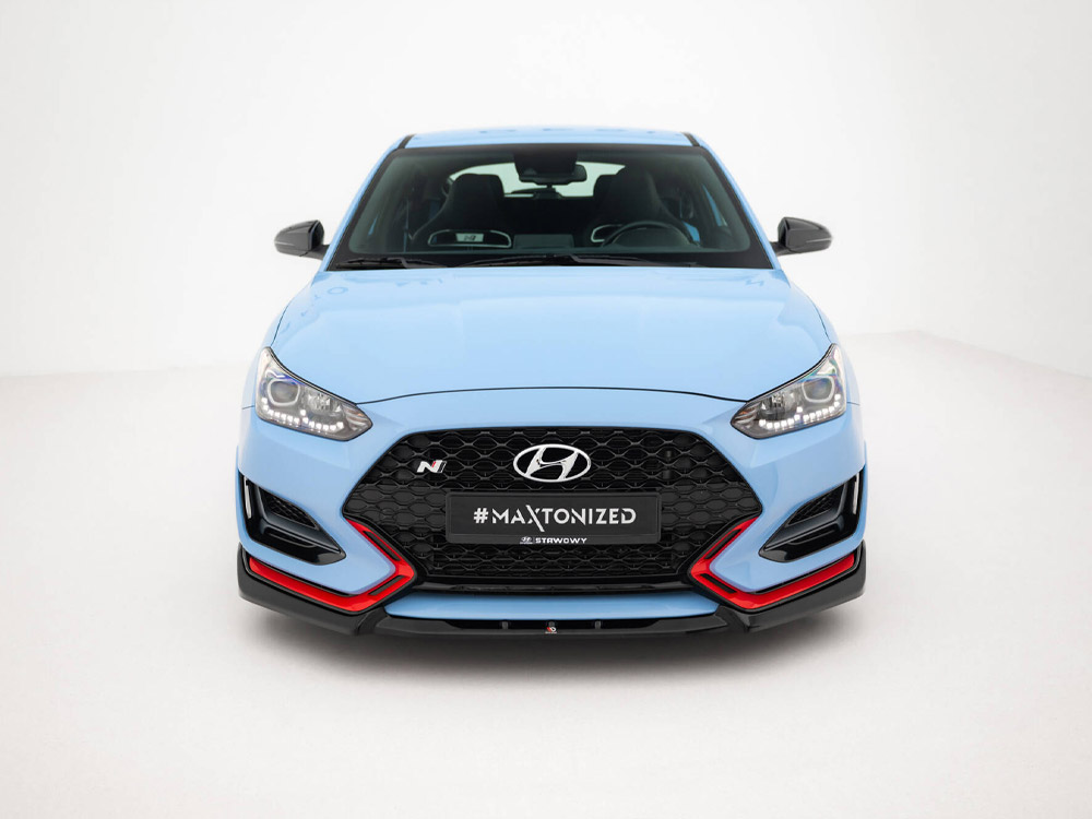 Maxton front splitter v2 hyundai veloster n mk2 3 Maxton front splitter v2 hyundai veloster n mk2 - image 3