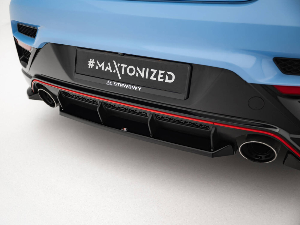Maxton central rear splitter hyundai veloster n mk2 4 Maxton central rear splitter hyundai veloster n mk2 - image 4