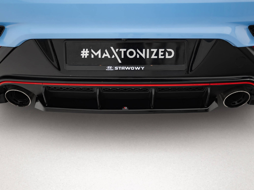 Maxton central rear splitter hyundai veloster n mk2 3 Maxton central rear splitter hyundai veloster n mk2 - image 3