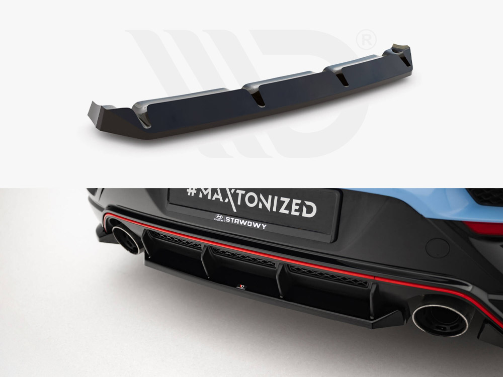Maxton central rear splitter hyundai veloster n mk2 1 Maxton central rear splitter hyundai veloster n mk2