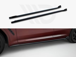 Maxton Side Skirts Diffusers BMW iX3 M-Pack G08 Facelift Models