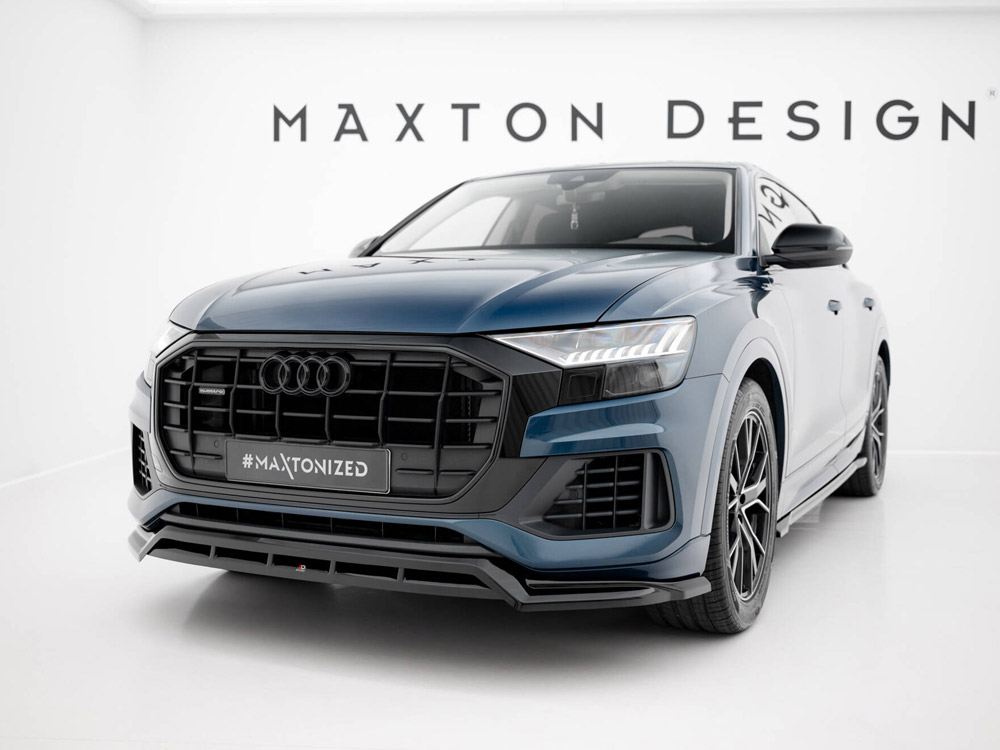 Maxton front splitter audi q8 mk1 2 Maxton front splitter audi q8 mk1 - image 2