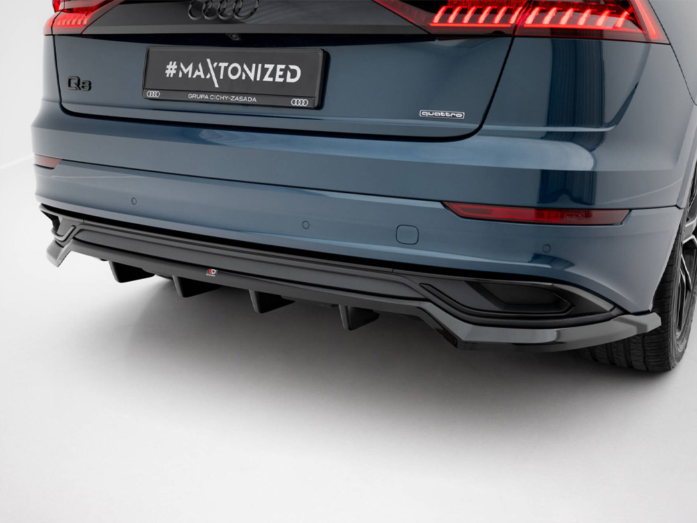 Maxton rear splitter (vertical bars) audi q8 mk1 3 Maxton rear splitter (vertical bars) audi q8 mk1 - image 3