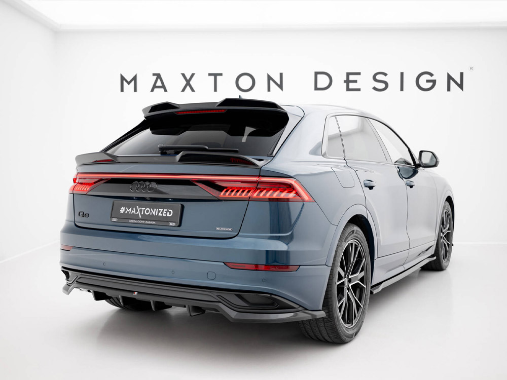 Maxton rear splitter (vertical bars) audi q8 mk1 2 Maxton rear splitter (vertical bars) audi q8 mk1 - image 2