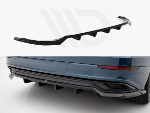 Maxton Rear Splitter (Vertical Bars) Audi Q8 Mk1