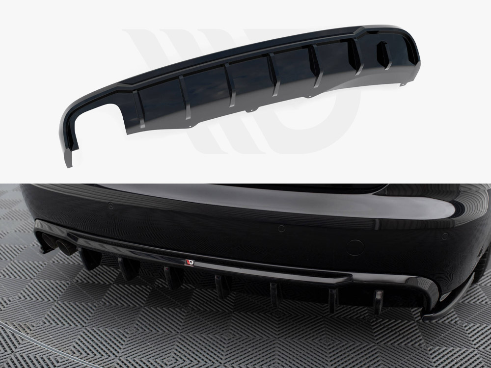 Maxton rear valance audi a4 b8 (single side dual exhaust version) 1 Maxton rear valance audi a4 b8 (single side dual exhaust version)