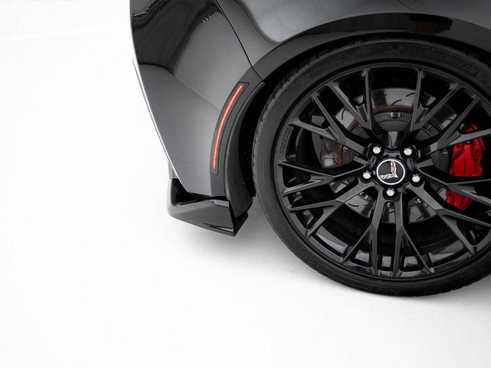 Maxton rear splitter (vertical bars) + rear side splitters chevrolet corvette z06 c7 6 Maxton rear splitter (vertical bars) + rear side splitters chevrolet corvette z06 c7 - image 6