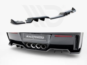 Maxton Rear Splitter (Vertical Bars) + Rear Side Splitters Chevrolet Corvette Z06 C7