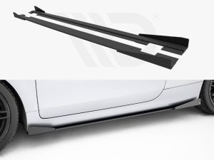 Maxton Street Pro Side Skirts Diffusers + Flaps Audi TT S/TT S-Line 8J Facelift Models